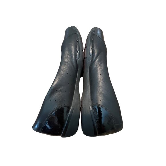 Clarks Unstructured Gunmetal Soft Leather Shoes Sz 10‎ - Picture 6 of 7